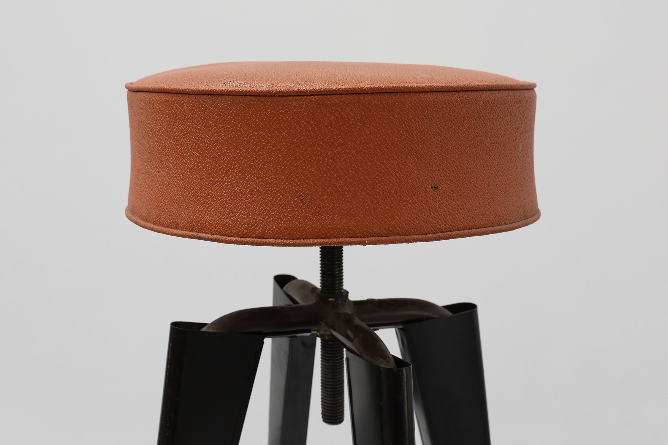 Iconic Clemenceau stool by André Domin and Marcel Genevière, France  1957thumbnail